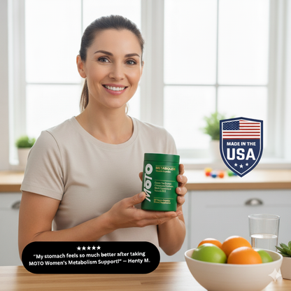 MOTO™ Metabolism Support for Women, Natural Energy & Appetite Balance